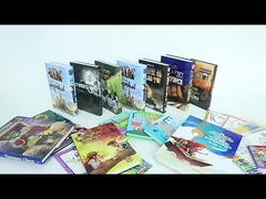 Grade Hardcover Art Book Printing Offset con angoli rettangolari