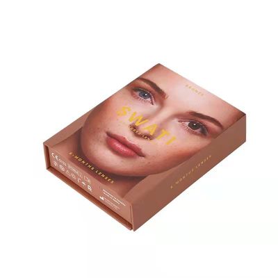 qualità  Magnet Rigid Gift Box , Reusable Paper Box Cosmetics Contact Lens Packaging fabbrica