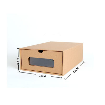 qualità  Corrugated Drawer Shoe Box Recycled Materials Stamping Embossing fabbrica